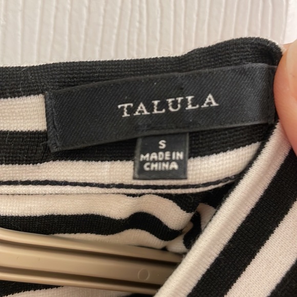 Talula fitted striped bodycon dress size small - Picture 2 of 5